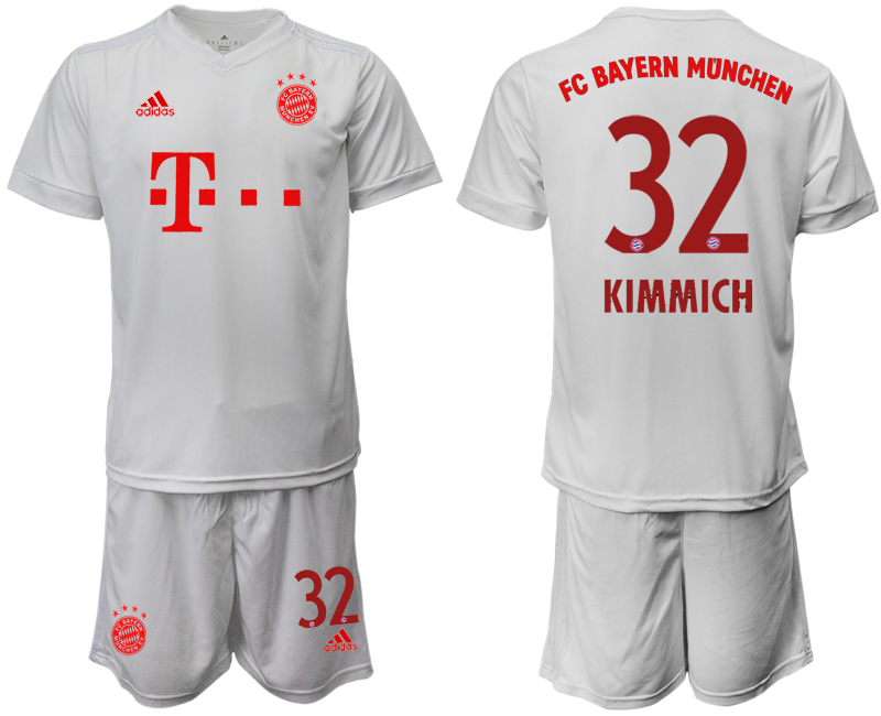 Men 2020-2021 club Bayern Munich away #32 white goalkeeper Soccer Jerseys